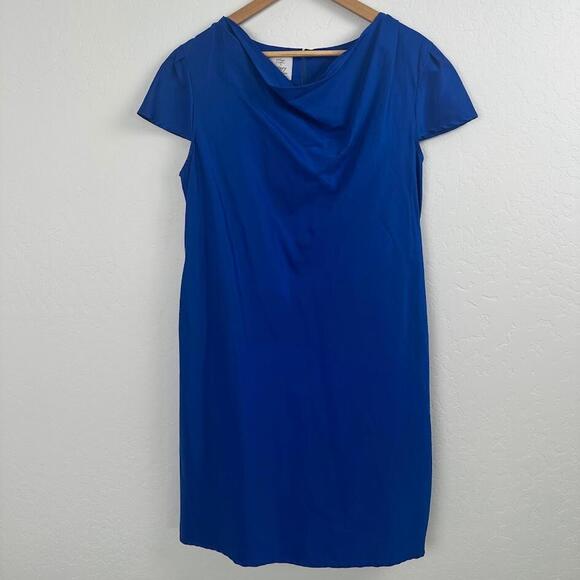 Suzi Chin Dresses & Skirts - Suzi‎ Chin for maggy boutique Dress Womens 12 Royal Blue Cap Sleeves